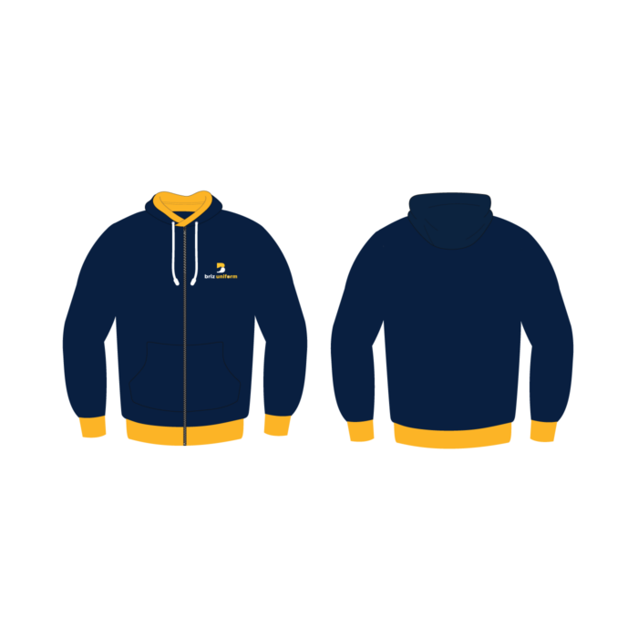 uni zipped hoodie 01