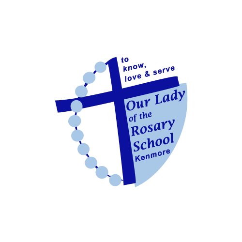 Our Lady of the Rosary School logo Approved